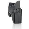 efluky H&K Fondina Pistola Polimero Holster per H&K USP 9mm/.40 Full Size, Belt Clip 60° Regolabile