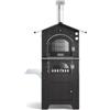 Fontana Forni Forno pizza a legna fontana gusto 80x54 colore antracite 2/3 pizze