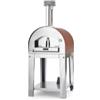 Fontana Forni Forno pizza a gas con carrello fontana margherita colore rosso 2 pizze