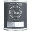FLEUR DESIGNER'S PAINT | Pittura Chalk Paint Opaca, 750 ml, Senza Carteggiare, Multisuperficie, Colore F02 Snow White, Effetto Gesso, Per Pareti e Mobili, Extra Opaco, Ad Acqua, Made in Italy