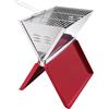 EVVIVA BARBEBOOK BBQ PORTATILE PIEGHEVOLE ROSSO CON ACCESSORI