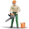 Bruder Operaio Forestale con Accessori