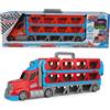 ODS Toys Silver Wheel Transporter Grand Prix con 2 Auto