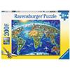 Ravensburger Puzzle Vista del Mondo dall'Alto 200 pezzi XXL
