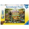 Ravensburger Puzzle Animali della Savana 200 pezzi XXL