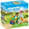 Playmobil City Life: Paziente con Sedia a Rotelle 70193