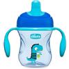 Chicco Tazza Training con Morbido Beccuccio Anti Morso 6m+ 200ml - Azzurro