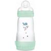 Mam Biberon Easy Start Circular PP con Valvola Anticolica 260ml - Azzurro