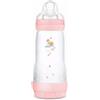 Mam Biberon Easy Start Matt con Valvola Anticolica 320ml - Rosa