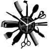 Instant Karma Clocks Orologio in Vinile da Parete Giri Idea Regalo Vintage Handmade Barber Shop Barbiere Parrucchiere Barba Capelli Salone Bellezza