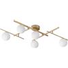Ideal Lux Lampadario da soffitto ATLAS PL5 oro di Ideal Lux