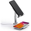 Supporto smartphone scrivania con caricabatterie wireless personalizzato Roly Zicum personalizzate o neutre
