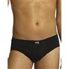 Axion 6 Slip Uomo Axiom 2665 in Cotone Elasticizzato Bianco E Nero (5, Bianco)