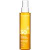 Clarins Olio Solare Illuminante Corpo SPF 30 150 ml Olio nutriente alta protezione, ideale per una pelle morbida e idratata
