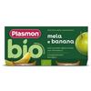 Plasmon omogeneizzato bio banana mela 2 vasetti x 80 g