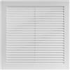 Vent Systems 250 x 250 mm - Bianco Copertura di Ventilazione - Feritoie di Ventilazione Quadrate e Piatti con Zanzariera - Aperture di Ventilazione HVAC per Bagno, Ufficio Domestico