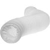 Vent Systems Tubo flessibile in PVC, diametro 100 mm, lunghezza 1 m, con filo di acciaio. Tubi flessibili per la ventilazione. Canale di riscaldamento, raffreddamento e ventilazione flessibile