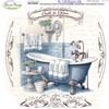 Pannolenci Stampato Bagno Blu