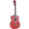 GEWA Chitarra classica, Chitarra Basic, corpo tiglio, tastiera in legno di pakka, meccaniche cromate, 1/2 rosso