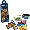 LEGO 41808 DOTS Pack Accessori Hogwarts, Kit Fai da Te a Tema Harry Potter per Creare Gioielli, Braccialetto, 2 Bag Tag e Toppa da Cucire, Giochi per Bambini