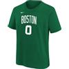 NIKE BOYS ICON NAME & NUMBER TEE BOSTON TATUM T-Shirt Basket Ragazzo