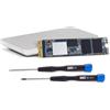 OWC 1,0 TB Aura PRO X2 Soluzione di aggiornamento SSD Completa con Strumenti e Custodia Envoy PRO per MacBook Air (metà 2013-2017) e MacBook PRO (Retina, fine 2013 - metà 2015), (OWCS3DAPT4MB10K)