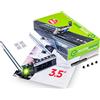WORKDONE LFF Caddy 3.5 compatibile con Dell PowerEdge 17-14 Gen WH5D2 | Solo per vano più grande Hot-Swap da 10.6cm, SAS, R470 R570 R6715 R7715 R6725 R7725 R650 R750 T360, Manuale, Etichette, Viti