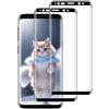 Beukei Pellicola Protettiva per Samsung Galaxy S9 Plus/ S9+, 2 pezzi Pellicola in Vetro Protettivo,copertura totale curva 3D, [Senza Bolle][Durezza 9H ] [Anti-Graffio]