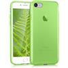 kwmobile Cover Compatibile con Apple iPhone SE (2022) / iPhone SE (2020) / iPhone 8 / iPhone 7 - Custodia Morbida in Silicone TPU - Crystal Case Custodia Flessibile - verde
