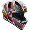 AGV CASCO INTEGRALE AGV K1 S E2206 BLIPPER GREY RED | AGV