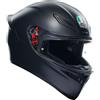 AGV CASCO INTEGRALE K1 S AGV E2206 MATT BLACK | AGV