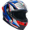 AGV CASCO INTEGRALE AGV K6 S E2206 MPLK SLASHCUT BLACK BLUE RED | AGV