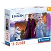 Clementoni Disney Frozen Puzzle 12 Cubi