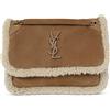 Saint Laurent Pre-Owned - Borsa a spalla Niki media - Donna - pelle/pelle scamosciata - Taglia unica - Marrone