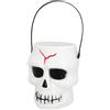 Boland- Skull Bucket, Colore Bianco, 16 x 13 cm, 72290