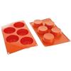 Déco Relief - Stampo in silicone 5 muffin XXL ⌀ 8,1 x 3,2 cm - Stampo per torta pasticceria - Materiale professionale