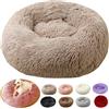 rngcpto Cuscino per cane antistress XXL, tappetino per cani di grandi dimensioni, cestino per cani XXL medio taglia, puppy love letto cane ortopedico rotondo lavabile (40 cm, grigio scuro)