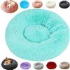rngcpto Cucciola rotonda per cani e gatti, letto cuscino comodo e lavabile per animali di piccola taglia (40 cm, verde 1)