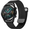 YASPARK 22mm Cinturino Compatibile con Huawei Watch GT Pro/GT2 Pro/GT2 46mm/Galaxy Watch 3 45mm/Galaxy Watch 46mm/Gear S3 Frontier/Forerunner 745, Cinturino in Metallo in Acciaio Inossidabile da 22mm