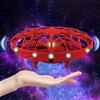 WDJLNZB Flying Orb Hover Ball, LED Flying Spinner Boomerang Orb Sfera Volante, Fly UFO Mini Drone per Bambini, Regalo Drone Giocattolo Bambino Interno ed Esterno (Rosso)