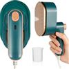 Euakee Mini Ferro da Stiro da Viaggio, Euakee 1000W Ferro da Stiro a Vapore, 180 Gradi Stiratrice Pieghevole e Portatile, Manico Ergonomico Macchina da Stiro Viaggio per Casa e Viaggi (Verde)