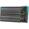 Depusheng PA16 Mixer Audio Professionale Scheda Audio Console Sistema Scrivania Interfaccia 16 Canali USB Digitale Bluetooth MP3 Ingresso Computer 48V Alimentazione Phantom Nero