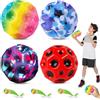 Chennyfun 4 Pezzi Astro Jump Ball, Palla Spaziale Rimbalzante, Moon Space Ball, 7 cm Space Theme Bouncy Balls, Palline Rimbalzanti, Luna Ball, Bounce Ball Colourful Bouncing Balls per bambini