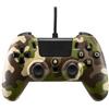 Qubick Gamepad PLAYSTATION 4 Wired Controller Green camo ACP40171
