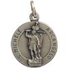 I G J MEDAGLIA DI SAN MICHELE ARCANGELO (STATUA VENERATA NEL SANTUARIO DI SAN MICHELE) IN ARGENTO 925-100% MADE IN ITALY