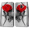 Mo-Somnus Cover per Samsung Galaxy J6 Plus 2018/ J6 Prime, Custodia in PU Pelle Magnetica Libro Flip Caso Portafoglio [Supporto Stand] con Porta Carte e Cinturino da Polso Wallet Case (Rosa)