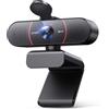 EMEET Webcam 4K per PC, Webcam C960 4K UHD con Copriobiettivo e Doppio Microfono, Videocamera per Streaming a 73° con Correzione Automatica Della luce, Plug & Play, Web cam USB ideale per Zoom