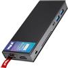 Mele Fanless PC Stick 12th N100 PCG02 Pro 8GB 256GB, 4266MHz LPDDR4, Dual HDMI2.0, 4k 60Hz, RJ45 Gigabit Ethernet, per Business Industrial IOT Media