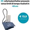 20 Refertazioni MAP Holter Pressorio - Risultati in 48 ore