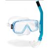 CRESSI Sirena & Island 2.0 Black/Black - Snorkeling Combo Set Maschera Sirena + Aeratore Island 2.0, Nero/Nero, Taglia Unica, Unisex